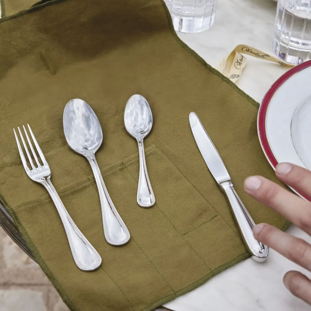 Christofle Stainless Steel Medium Individual Flatware Set