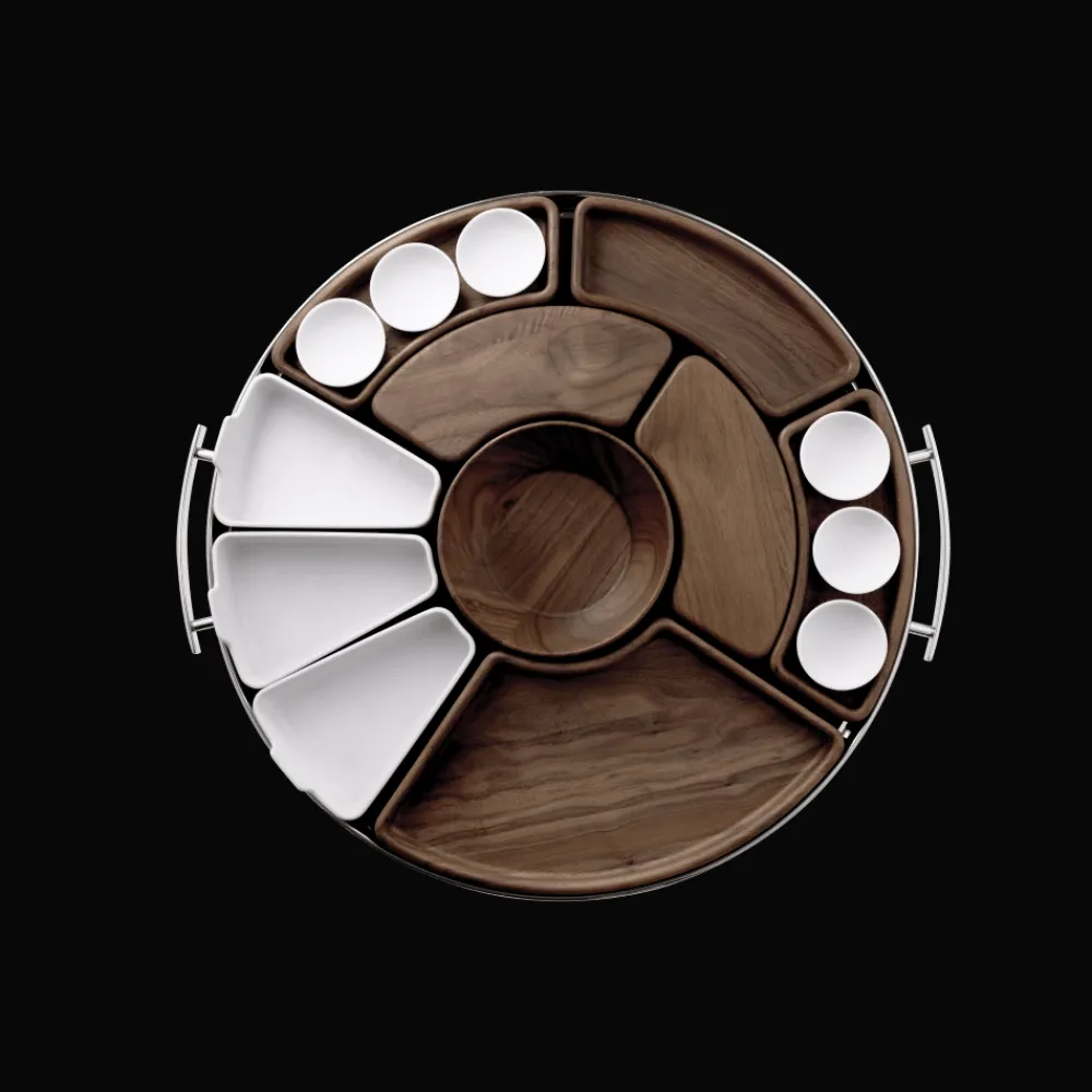 Christofle Stainless Steel MOOD Asia Tray
