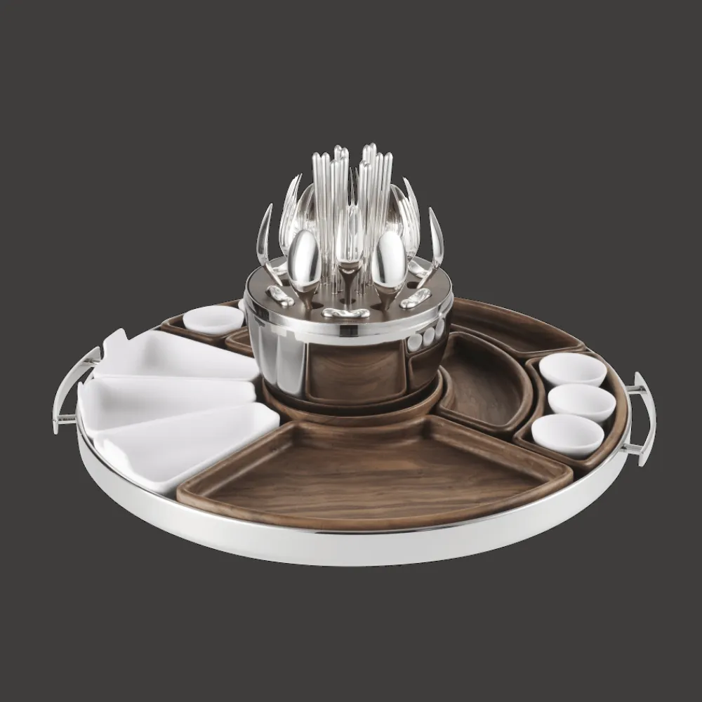 Christofle Stainless Steel MOOD Asia Tray