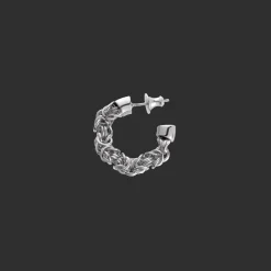Christofle Sterling Silver Hoop Earrings