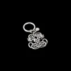 Christofle Sterling Silver Key Chain EE -Eugénie de Montijo