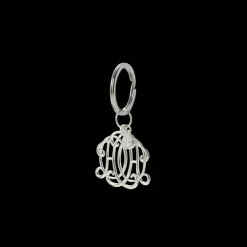 Christofle Sterling Silver Key Chain HO - Henri d'Orléans