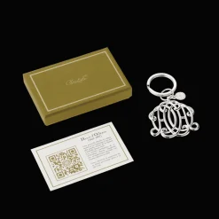 Christofle Sterling Silver Key Chain HO - Henri d'Orléans