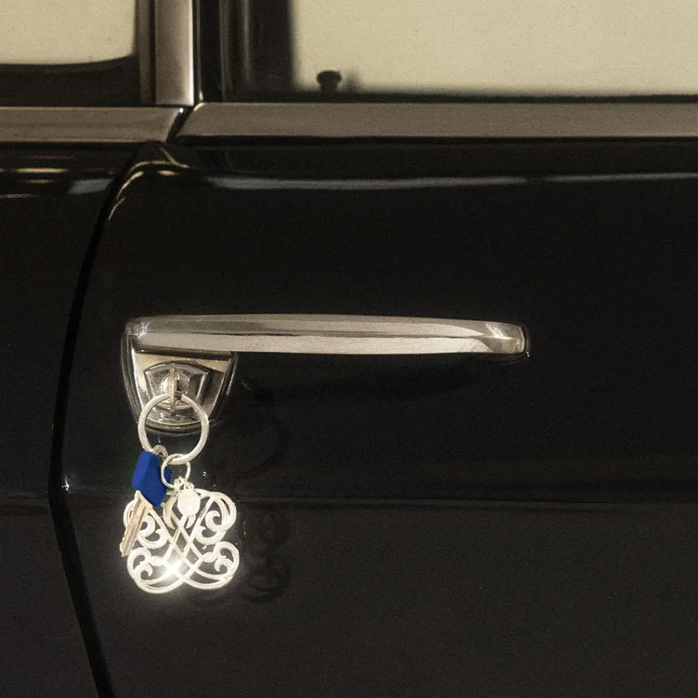 Christofle Sterling Silver Key Chain LP - Louis Philippe