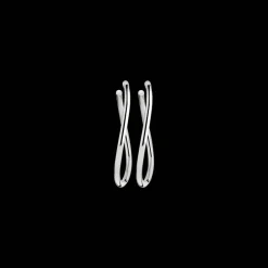 Christofle Sterling Silver Large Hoop Earrings