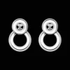 Christofle Sterling Silver Pendant Earrings