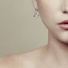 Christofle Sterling Silver Pendant Earrings