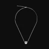 Christofle Sterling-Silver Pendant Necklace Rhodium Plated
