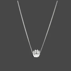 Christofle Sterling-Silver Pendant Necklace Rhodium Plated