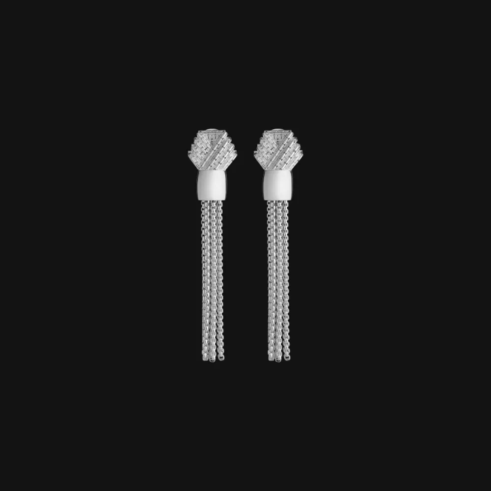 Christofle Sterling Silver Pendent earrings