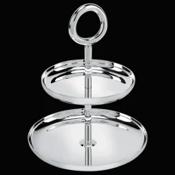 Christofle 2-Tier Silver-Plated Dessert Stand