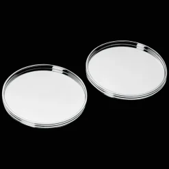Christofle Two Silver-Plated Coasters
