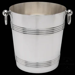 Christofle Vintage Silvered Biarritz Champagne Bucket