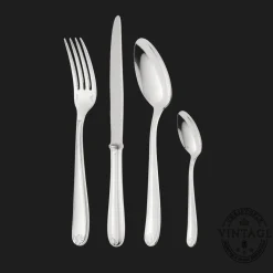 Christofle Vintage Silvered Flatware Set for 12 (48 pieces)