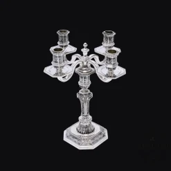 Christofle Vintage Silvered Four Lights Candelabra