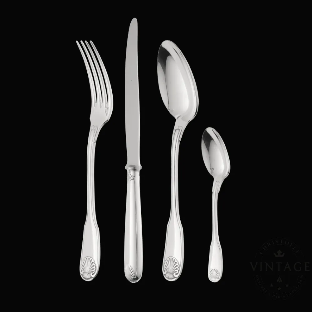 Christofle Vintage Silvered 24-piece Flatware Set