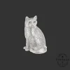 Christofle Vintage Silvered Sitting Cat
