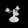 Christofle Vintage Silvered Three Light Candelabra
