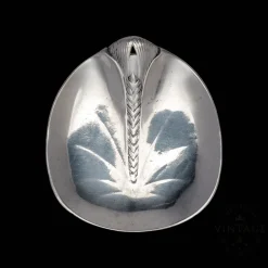 Christofle Vintage Silvered Wheat Ear Trinket Bowl