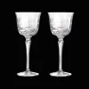 Christofle White Wine Crystal Glasses - Set of 2