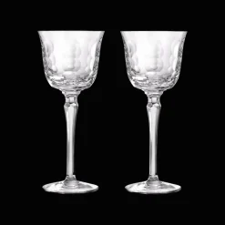 Christofle White Wine Crystal Glasses - Set of 2