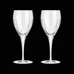 Christofle White wine crystal glasses - Set of 2