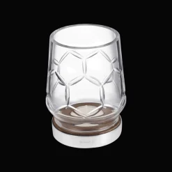 Christofle Wood And Silver-Plated Hurricane - Small Size